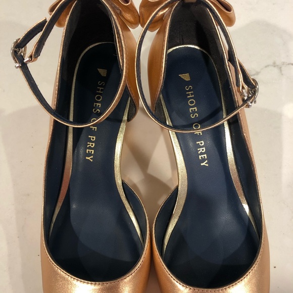 Shoes of Prey Rose Gold Wedges - Picture 5 of 8